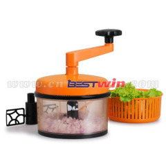 Vegetable Slicer Kitchen Chopper/ Blade Food Processor Manual Food Cutter With Handle
