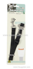 Hot Selling Adjustable Seat Safety Belt Seatbelt for Dog Pet Black