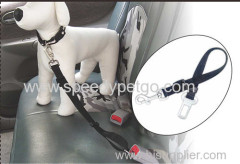 Dog car safety belt with double Insert