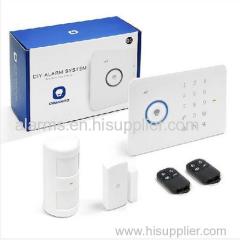 Touch keypad design Android/ iOS APP remote control home security intruder Alarm RFID SMS wireless GSM alarm system