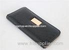 Lady Black Wallet Purse Fashion Handbags Stylish Polyester Metal Zipper