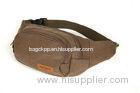 Travel Waist Pack Purse Hip Brown Pouch Belt Bag Dumpling Type 19x13x10 cm