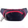 Zipper Travel Pouch Waist / Nylon Waist Pack Unisex Embroidery Logo