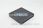 Black Printed Gift Boxes / Gift Packaging Boxes Foodstuff Packing