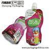 Moisture Proof Laminated Stand Up Spout Pouches for Juice / Liquid Package