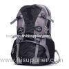 Black Camping Hiking Backpack Unisex Big Capacity 19.29''x 6.1''x10.63''