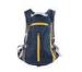 Dark Blue Camping Hiking Backpack Waterproof Nylon Sports Bag With Helmet Pocket