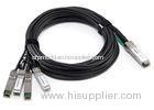 40GBASE-CR4 Breakout QSFP + Copper Cable QSFP + To Four 10GBASE-CU