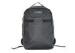 Basic Waterproof Sports Backpack Black Tarpaulin Two Main Compartments