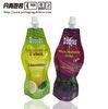 Juice Packaging Film Liquid Stand Up Pouch With Spout / Jelly Candy Bag
