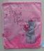 Girls Pink Sports String Bags Drawstring Sackpack Rubber Tab 4233 cm