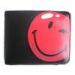 PU Waterproof Money Pouch Zip Closure Wallet Smiley World With Elastic Closed