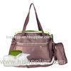 Versatile Baby Stroller Diaper Bag Brown Adjustable Shoulder Strap 3 in one