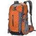 Orange Womens Hiking Backpack50 Liter Outdoor Traveling Thick Shoulder Straps