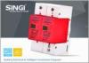 Solar / DC lightning protection Surge Protector Device with 2 pole red frame