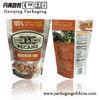 Snack Use Open Notches Stand Up Pouch With Zipper Dry Food Packaging Bag