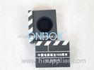 Matt painting small coin display box with movie clapperboard design