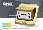 New style POP UP FLOOR BOX / multiple floor socket electrical with CE 120 * 120