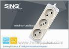 3 Pin plug power usb socket electricical multi outlet power bar with surge protector
