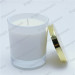 Factory sales gold color electroplating glass candle holders