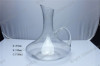 high quality machine blowning 1700ml glass wine decanter