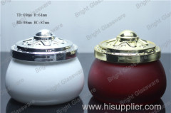 Fashion promote glass jar with lid for wholesale