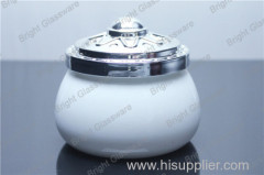 Fashion promote glass jar with lid for wholesale