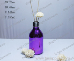 Wholesale empty aroma glass spray perfume bottle with knob lid