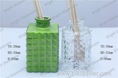 Beautiful design empty square perfume glass bottle manufacturers