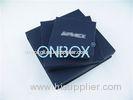 Recycled Cardboard Jewelry Boxes / Rigid EarringGift Boxes Dark Blue