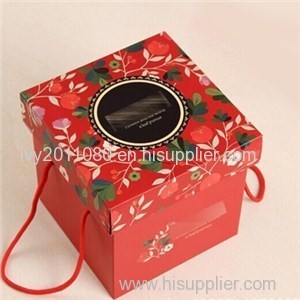 New Year Paper Candle Box