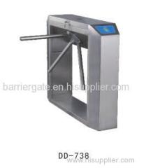 bridge type oblique angle tripod turnstile pedestrian gate turnstile gate