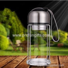 Promot quality water bottle with stainless steel cap