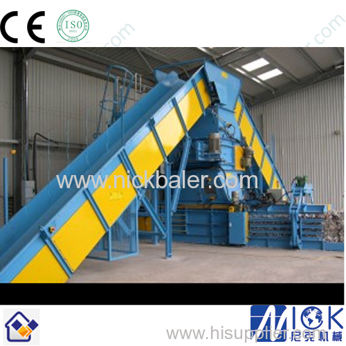 Conveyor feeding system horizontal baler Machine