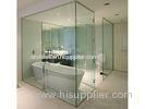 8mm Clear bathroom tempered shower glass panel with polished edge