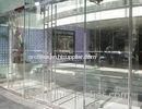 6mm High transmittance low iron ultra clear glass door for building
