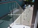 12mm safety toughed frameless Tempered Glass Panel for stair