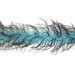 Marabou-Ostrich Boas Multi Color - Lt Turquoise/Brown