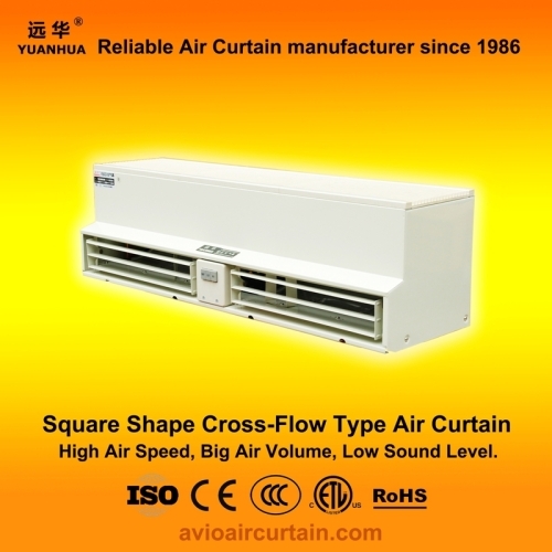 Square shape cross-flow air curtain door FM-1.5-09