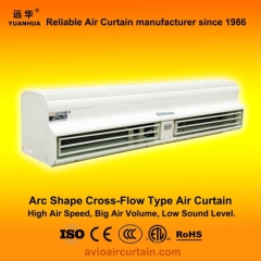 Arc shape cross-flow air curtain 1512B