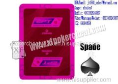 XF EPT Plastic Coated Playing Cards With Sides Bar-Codes Markings Or Backside Invisible Markings For Poker Analyzer
