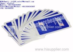 XF EPT Plastic Coated Playing Cards With Sides Bar-Codes Markings Or Backside Invisible Markings For Poker Analyzer