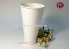 44oz Plain White Cold Drink Paper Cups For Cold Drinks / FDA