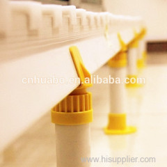 Huabo comfortable & hygeian pvc slat floor for poultry farming equipment