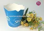 Disposable Foldable Paper Yogurt Cups With Double PE Coated