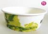 44oz DisposablePaper Bowls PE Coated Enamel Paper Food Salad Container With Lid