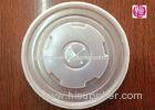 22oz PS Cold Cup Lids Diameter 90mm With Hole / SGS Certificated