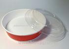 26oz Stacked Well Transparent Round Salad Bowl Lid In PET Plastic