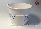Takeaway Hot Paper Soup Bowls With Lid / Food Grade Takeaway Soup Containers