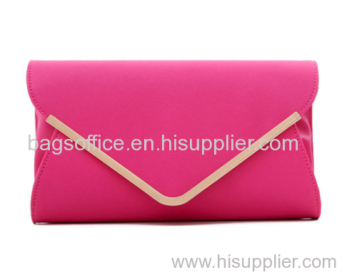 Simple design fashion ladies clutch bag purse